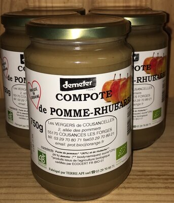 Compote de pomme-rhubarbe