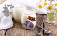 Vache-yaourt quetsche cannelle