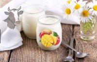 Vache-yaourt saveur mangue