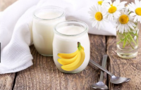 Chèvre-yaourt banane