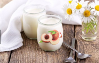 Chèvre - yaourt pêche blanche