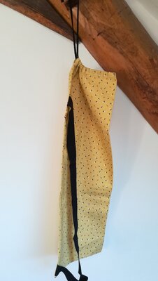 Sac à baguettes 'grains de riz jaunes'