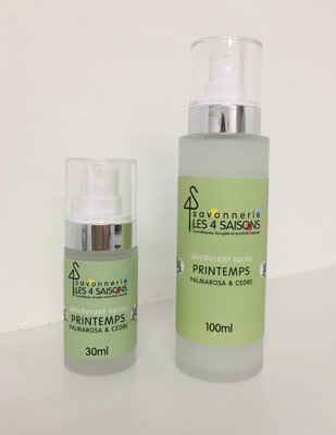 Déodorant spray - printemps - palmarosa &