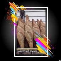 Baguette aux graines