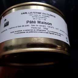 Pâté maison au foie gras de canard 195g