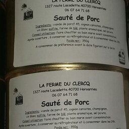 Sauté de porc 350g
