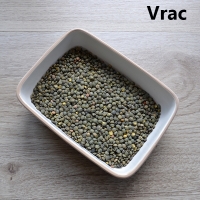 Lentilles vertes bio et local