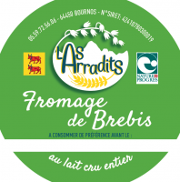 Fromage lactique de brebis frais cendré
