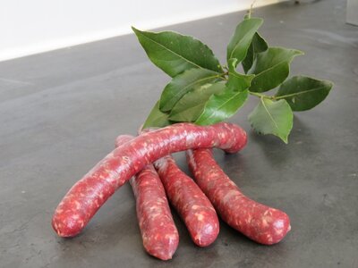 6 merguez pur boeuf sous vide