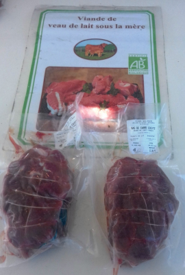 Rotie de bas de carre veau de lait sous mere