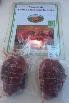 Rotie de bas de carre veau de lait sous la mere