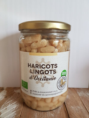 Bocal haricot lingot bio 400 gr
