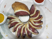 Magret séché fumé tranché