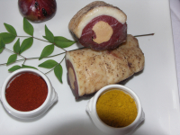 Magret fourré au foie gras