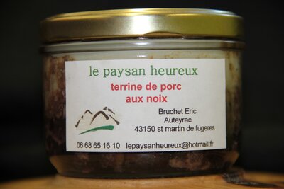 Terrine de porc aux noix