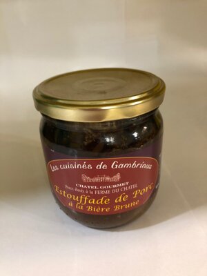 Estouffade de porc a la biere brune 