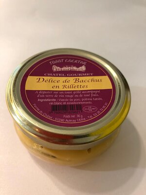 Delice de bacchus en rillettes 90g