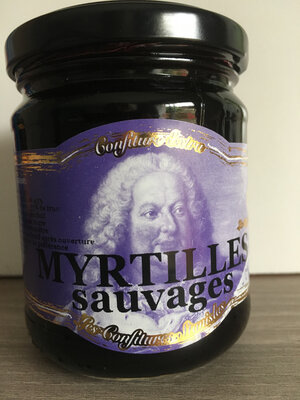 Confiture de myrtilles sauvages