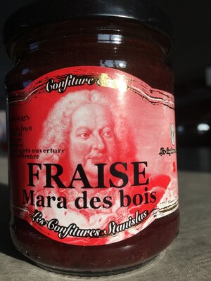 Confiture de fraise mara des bois