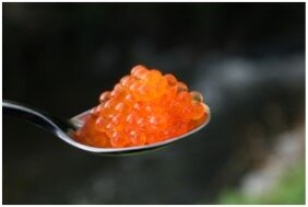 Oeufs de truite fumés