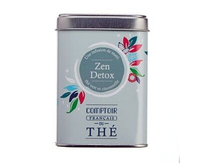 Infusion zen détox - boite métal 100g