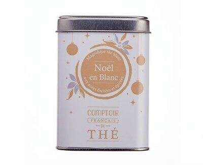 The noel en blanc - boite métal 40g