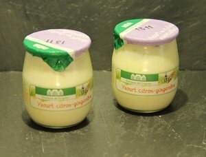 Yaourt (citron - he de gingembre)