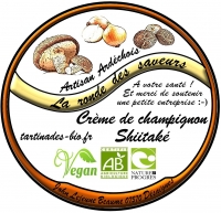 Crème de champignons shiitakés