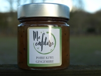 Confiture de poire kiwi gingembre