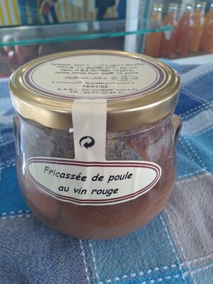 Poule au vin rouge