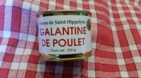 Galantine de poulet 200g.