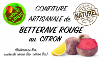 Confiture betterave rouge au citron