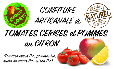 Confiture tomates cerises et pomme