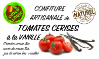 Confiture tomates cerises vanille