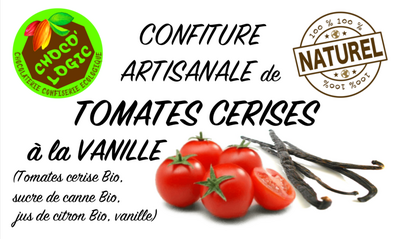 Confiture tomates cerises vanille