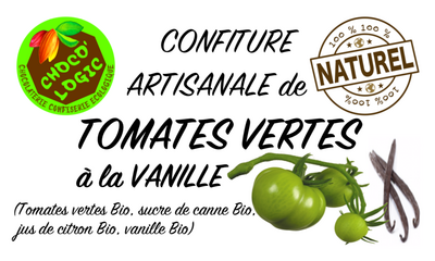 Confiture tomates vertes à la vanille