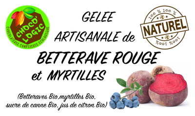 Gelée betterave rouge et myrtilles
