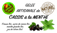 Gelée cassis à la menthe