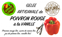 Gelée poivron rouge à la vanill