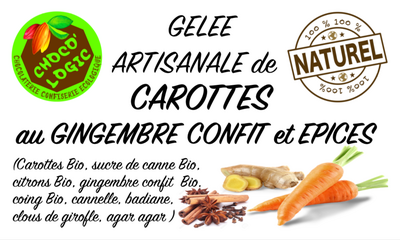 Gelée carottes gingembre et épices