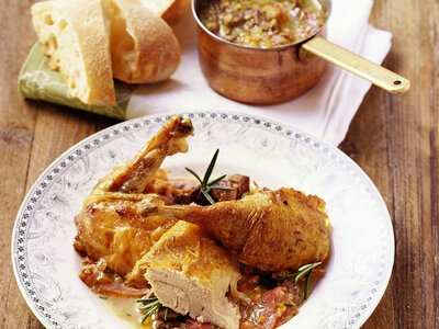 Pintade en morceaux