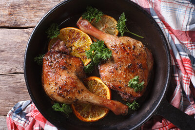 2 cuisses confites de canard