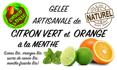 Gelée citron vert et orange à la menthe