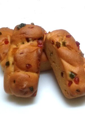 Petits cakes aux fruits confits