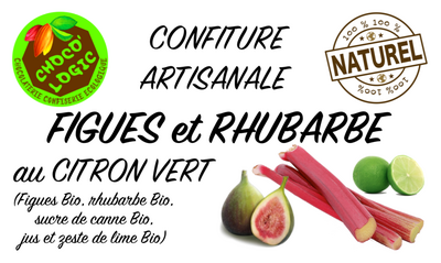 Confiture figues et rhubarbe