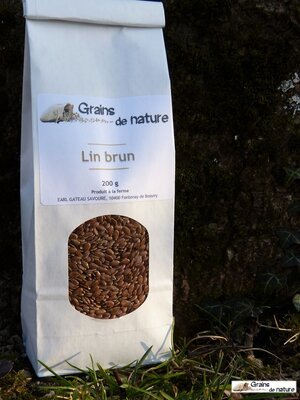 Lin brun 200g