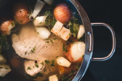 Demi poule à faire au pot