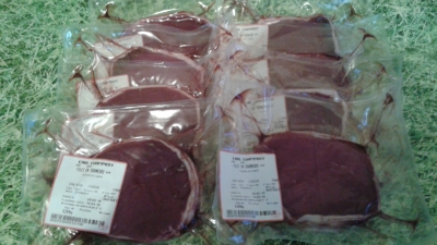 2 kg viande limousine, lot de 8 tournedos,