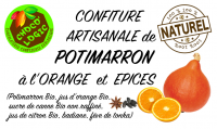Confiture potimarron à l'orange