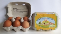 Boite de 6 oeufs (moyen)